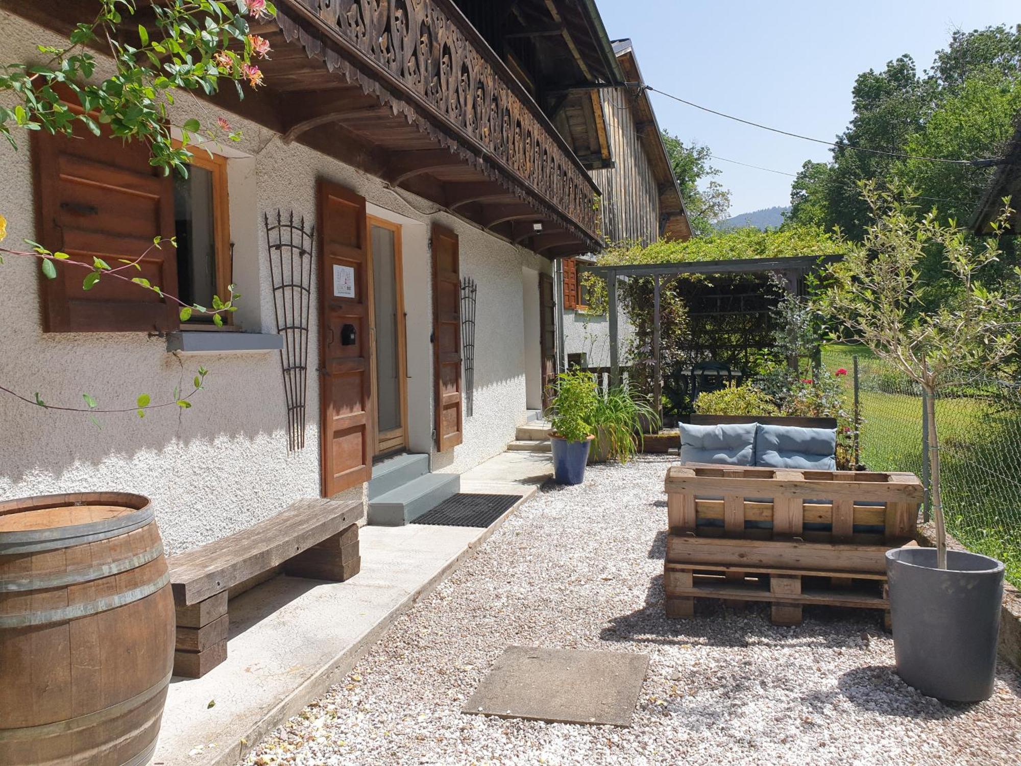 Le Chalet Du Biot Le Biot Exteriör bild